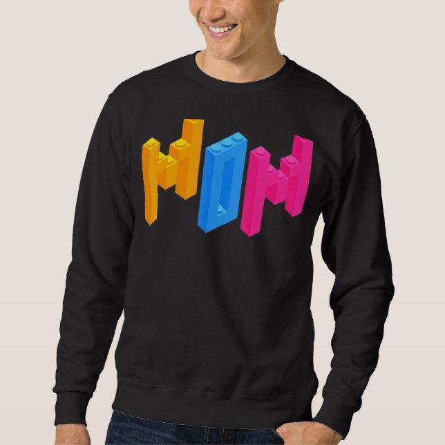 Mama Brick Builder blockt Master Builder Sweatshirt (Vorderseite)