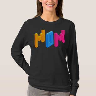Mama Brick Builder blockt Master Builder T-Shirt