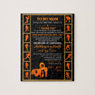 Mama | Brief an meine Mama Liebe von Ihrem Sohn Puzzle