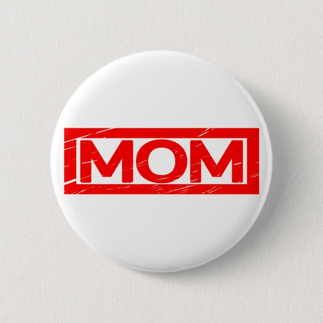 Mama Briefmarke Button (Vorderseite)