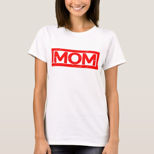 Mama Briefmarke T-Shirt (Vorderseite)