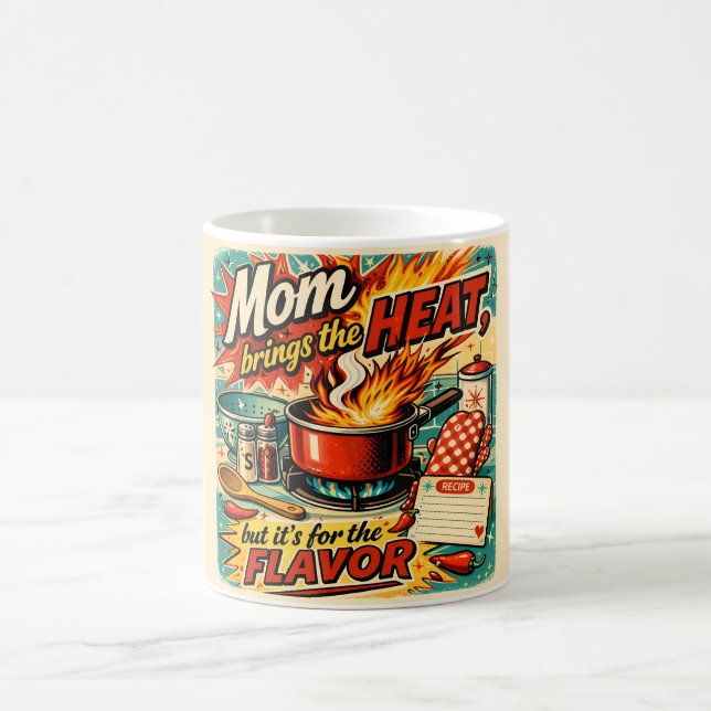 Mama bringt die Hitze - Becher Kaffeetasse (Mittel)