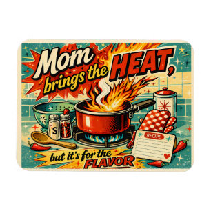 Mama bringt die Hitze Magnet