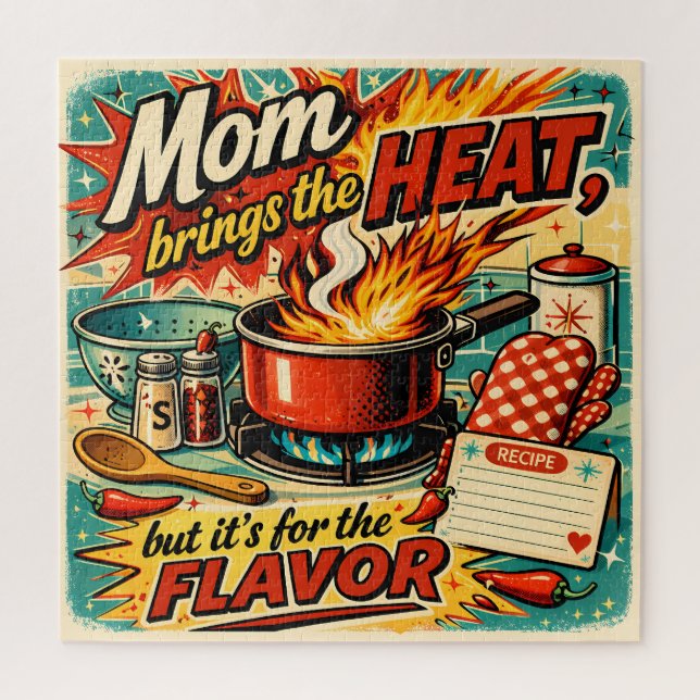 Mama bringt die Hitze Puzzle (Vertikal)