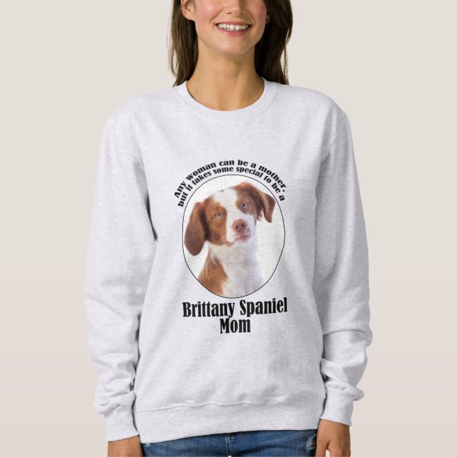 Mama Brittany Spaniel Sweatshirt (Vorderseite)