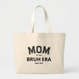 Mama Bruh Era Custom Year Black Logo Jumbo Stoffbeutel