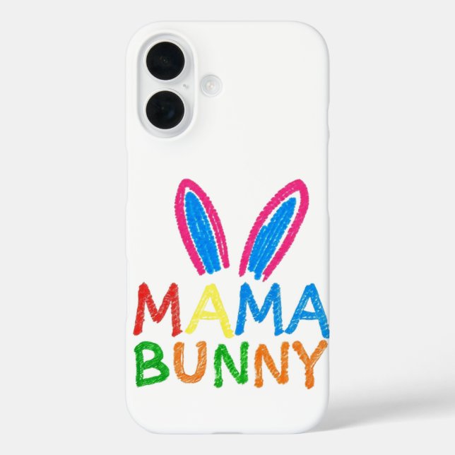 Mama Bunny Case-Mate iPhone Hülle (Rückseite)