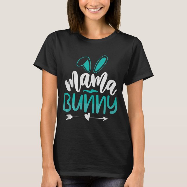 Mama Bunny Premium Tri-blend  T-Shirt (Vorderseite)