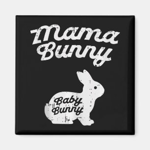 Mama Bunny Süße Schwangerschaftsankündigung Reveal Magnet