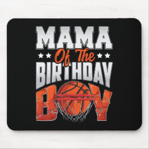 Mama Bysketbyll Birthday Boy Family Byller B-Tag P Mousepad