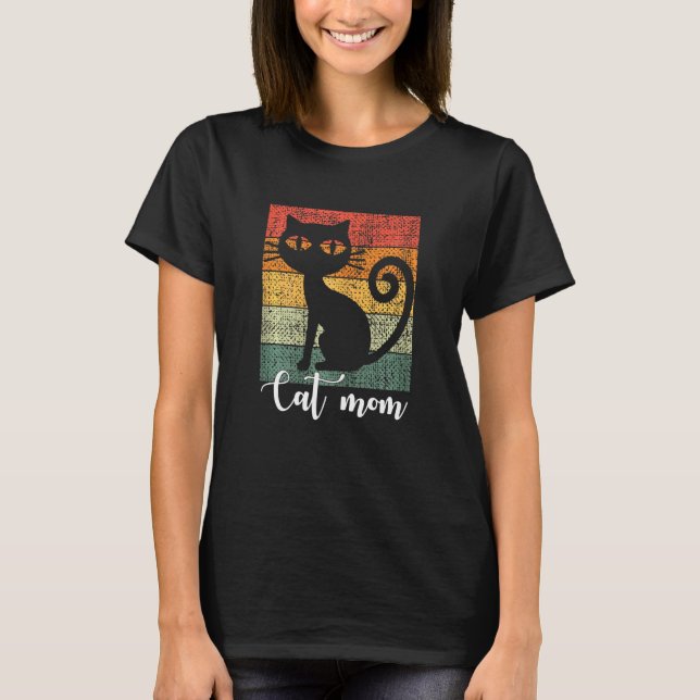 Mama Cat Mama T-Shirt (Vorderseite)