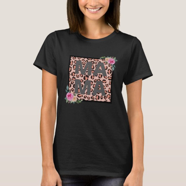 Mama Cheetah T-Shirt (Vorderseite)
