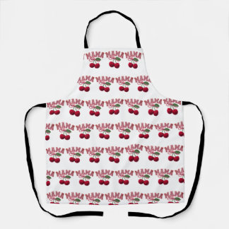 Mama Cherry Apron – Funny Kitchen Apron for Mom /  Schürze