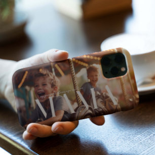 Mama   Chic Boho Lettering & Foto Case-Mate iPhone Hülle