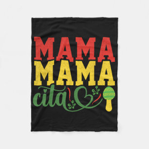 Mama Cita Mexican Cinco De Mayo Fleecedecke