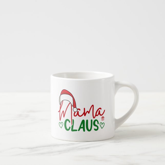 Mama Claus Christmas Design-60094 Espressotasse (Rechts)
