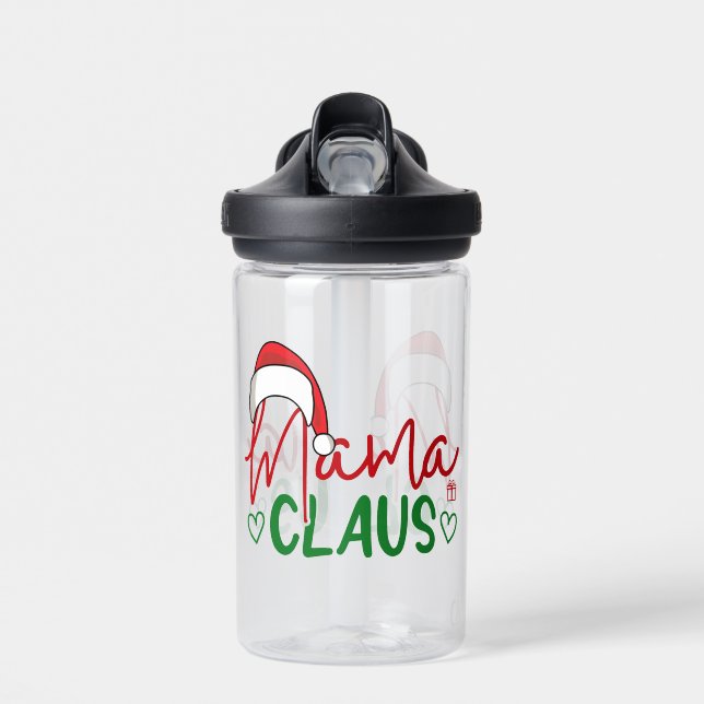 Mama Claus Christmas Design-60094 Trinkflasche (Vorne)
