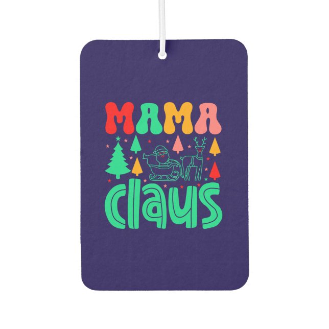 Mama Claus Christmas Design-60097 Autolufterfrischer (Vorderseite)