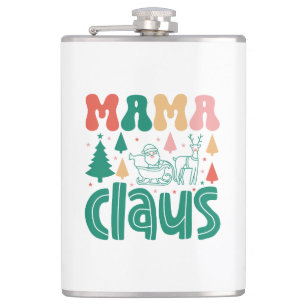Mama Claus Christmas Design-60097 Flachmann