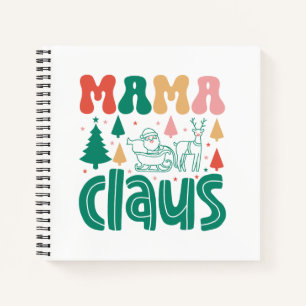Mama Claus Christmas Design-60097 Notizbuch