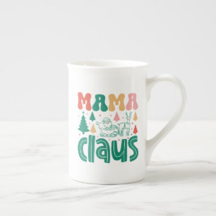 Mama Claus Christmas Design-60097 Prozellantasse