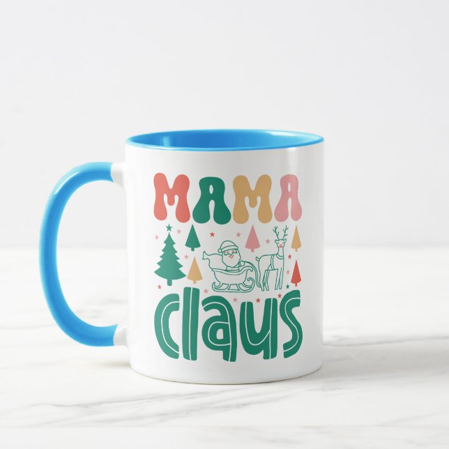 Mama Claus Christmas Design-60097 Tasse (Links)