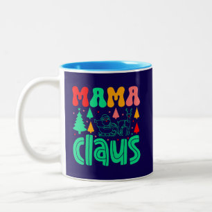 Mama Claus Christmas Design-60097 Zweifarbige Tasse