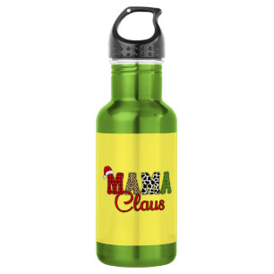 Mama Claus Karo-Design Edelstahlflasche