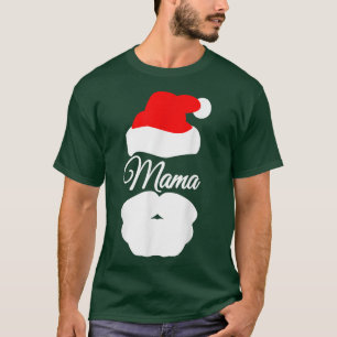 MAMA CLAUS SANTA CLAUS NIKOLAUS COSTUME MAMA FRAUE T-Shirt