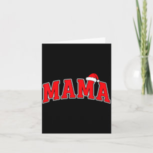 Mama Claus Weihnachten passende Familie Xmas Schla Karte
