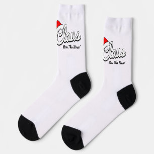 Mama Claus Weihnachts-Schneeflockendesign von Reat Socken