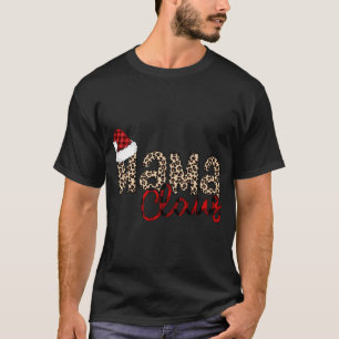 Mama Claus Weihnachtsmannmütze Christmas Pajama Fa T-Shirt