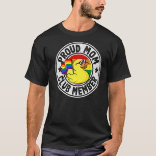 Mama-Club Mitglied Rubber Duck Rainbow Gay Lesb T-Shirt