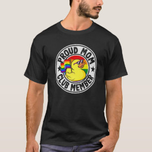 Mama-Club Mitglied Rubber Duck Rainbow Gay Lesb T-Shirt