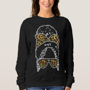 Mama Cool Leopard Mama Mama Mama Muttertag Frauen Sweatshirt