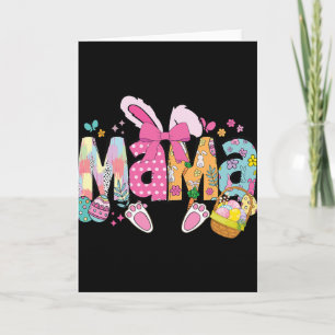 Mama Coquette Schleifen-Hase Ostern Lustige Mama M Karte