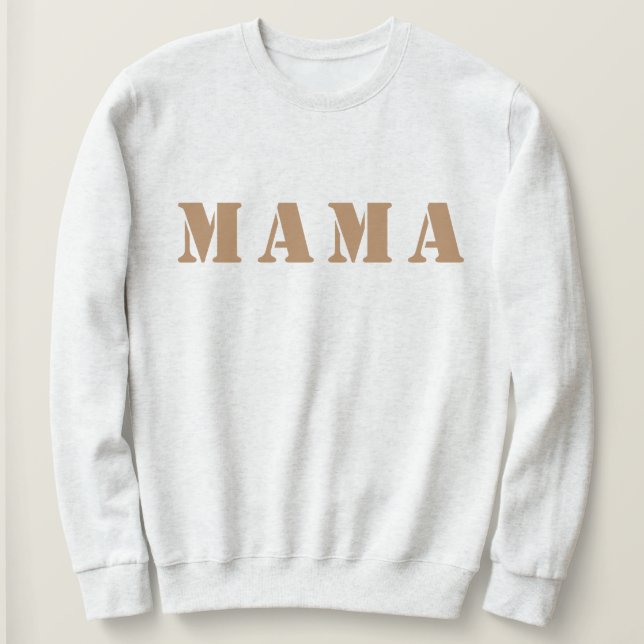 "Mama" Crew-Neck Sweatshirt (Design vorne)