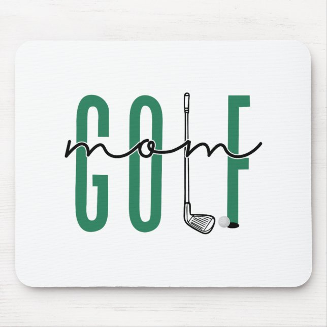 Mama Crewneck Mütter Tag Master Golf Girls Mousepad (Vorne)