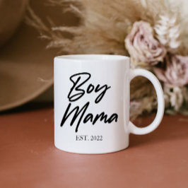 Mama Custom Est. Jahr Minimale Mama Mutter Mama Kaffeetasse