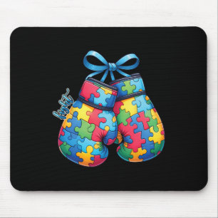 Mama D Autismus Awareness Family Boxing Handschuhe Mousepad