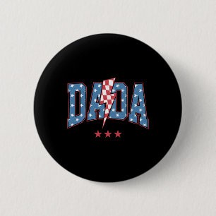 Mama Dada Mini 4. Juli Amerikanische Familie Match Button