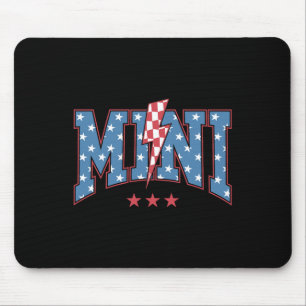 Mama Dada Mini 4. Juli Amerikanische Familie Match Mousepad