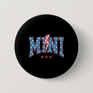 Mama Dada Mini 4. Juli Amerikanische Familie Passe Button