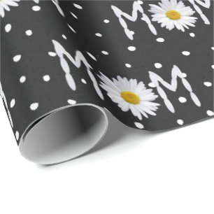 Mama Daisy auf Polka Dots Wrapping Paper Geschenkpapier