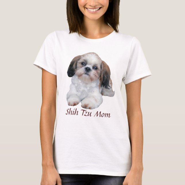 Mama-Damen-T - Shirt Shih Tzu (Vorderseite)