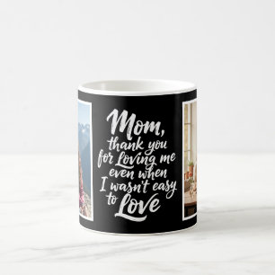 Mama, danke, dass du mich liebst Pinsel Schrift Fo Kaffeetasse
