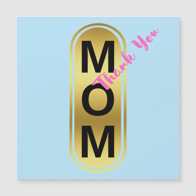 Mama, danke! magnetkarte (Vorderseite)