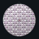 Mama Dartscheibe<br><div class="desc">Feiern Sie Ihre Liebe mit "Hunde-Mama-Design". Das charmante Design mit einem fett gedruckten "Hund-Mama"-Text und einem hübschen Pfoten-Icon macht es zur perfekten Wahl für alle stolzen Hundemütter. "Dieses Design ist anpassbar. Klicken Sie auf die Schaltfläche "Design bearbeiten", um das Design zu personalisieren. Sie können die Farben durch Filter ändern, Elemente...</div>