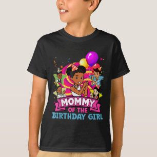 Mama das Geburtstagsmädchen Party Rosa Puppe Famil T-Shirt