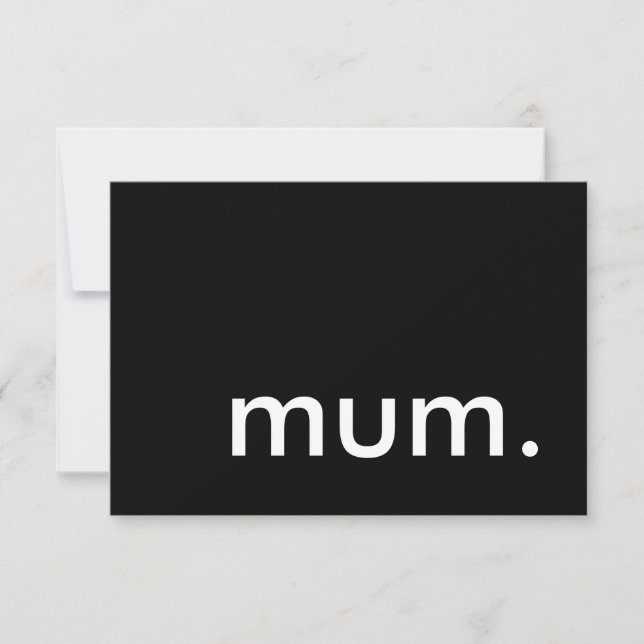 Mama, das ist ein überraschendes Party! Einladung (Vorderseite)